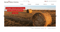 Desktop Screenshot of agrosolutions.de